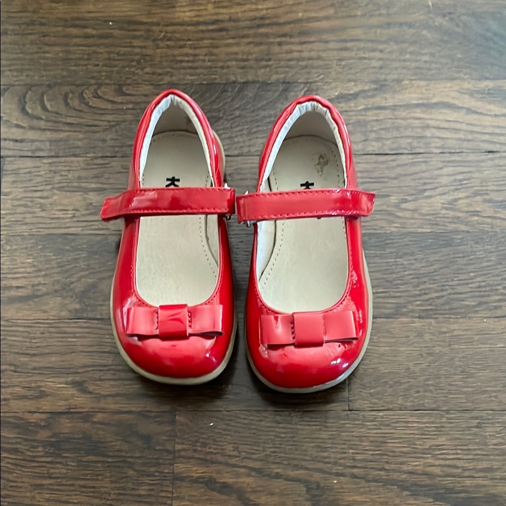 Red Kids Mary Jane Shoes